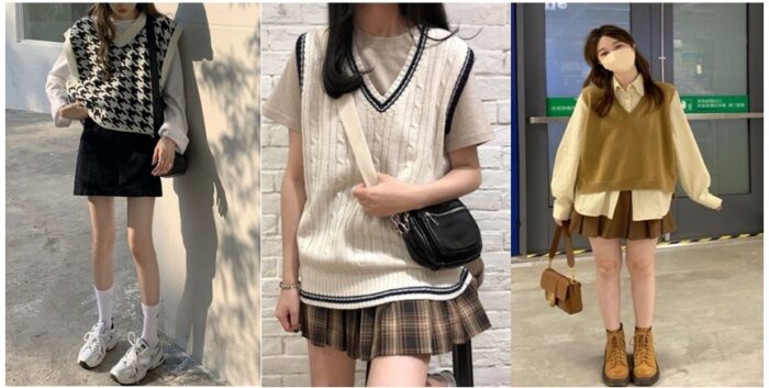 cara pakai vest ala korea