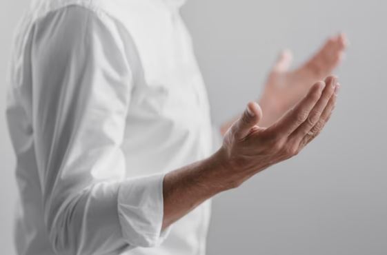 ilustrasi doa muslim