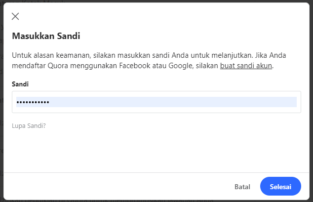 Cara Hapus Akun Quora Sementara dan Permanen