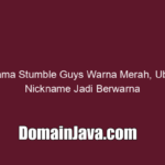 Nama Stumble Guys Warna Merah, Ubah Nickname Jadi Berwarna