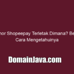 Nomor Shopeepay Terletak Dimana? Begini Cara Mengetahuinya