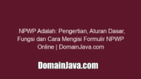 NPWP Adalah: Pengertian, Aturan Dasar, Fungsi dan Cara Mengisi Formulir NPWP Online | DomainJava.com