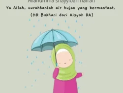 4 Doa Turun Hujan Lengkap Beserta Arti dan Manfaatnya