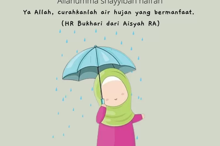 4 Doa Turun Hujan Lengkap Beserta Arti dan Manfaatnya