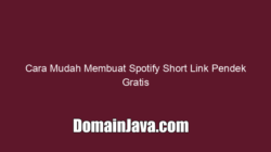 Cara Mudah Membuat Spotify Short Link Pendek Gratis