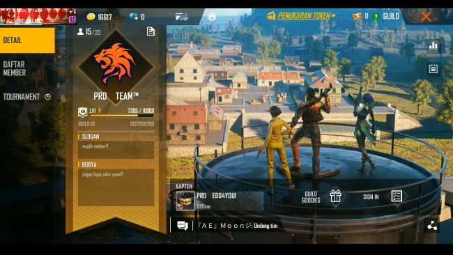 Nama Guild FF yang Seram