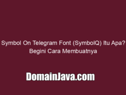 Symbol On Telegram Font (SymbolQ) Itu Apa? Begini Cara Membuatnya