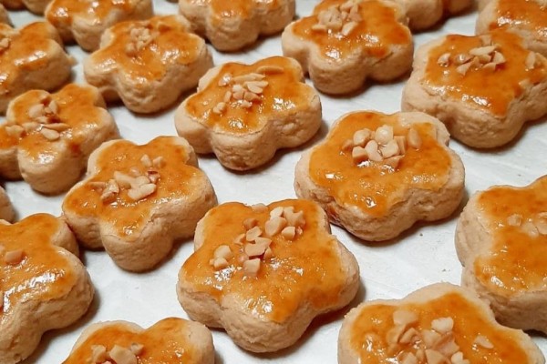 kacang resep kue kacang 500gr anti gagal takaran sendok